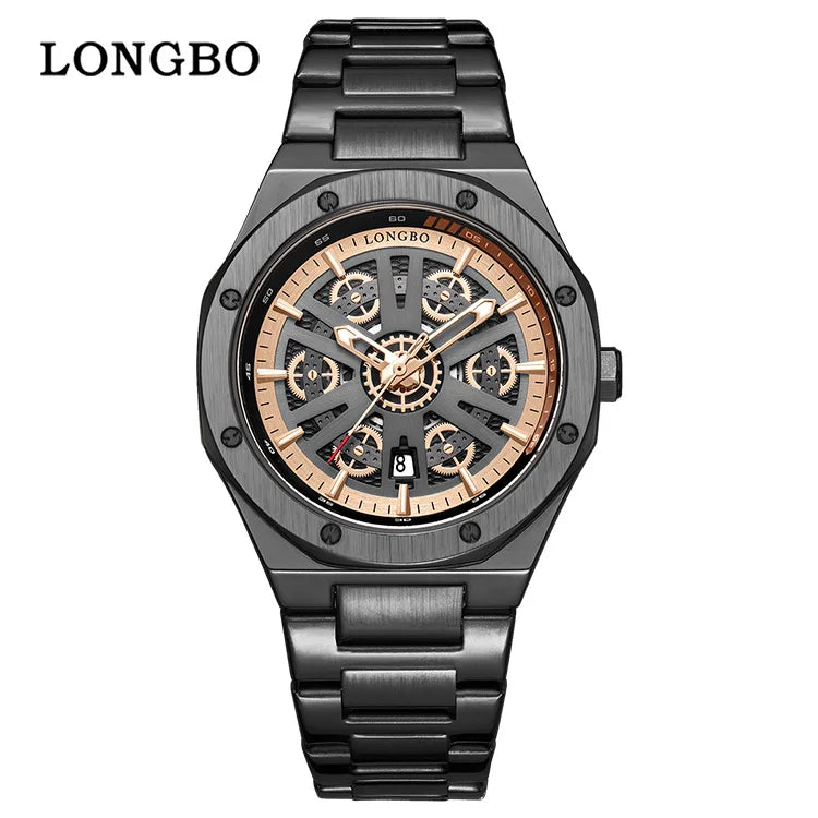 Luxury Men's Quartz Watches  casual waterproof Brand watch Stainless Steel Ceramic Bezel Solid Strap Sports Watches For Men Gift