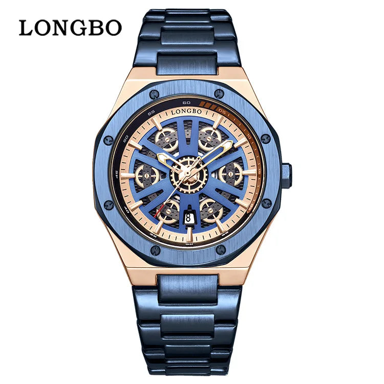 Luxury Men's Quartz Watches  casual waterproof Brand watch Stainless Steel Ceramic Bezel Solid Strap Sports Watches For Men Gift