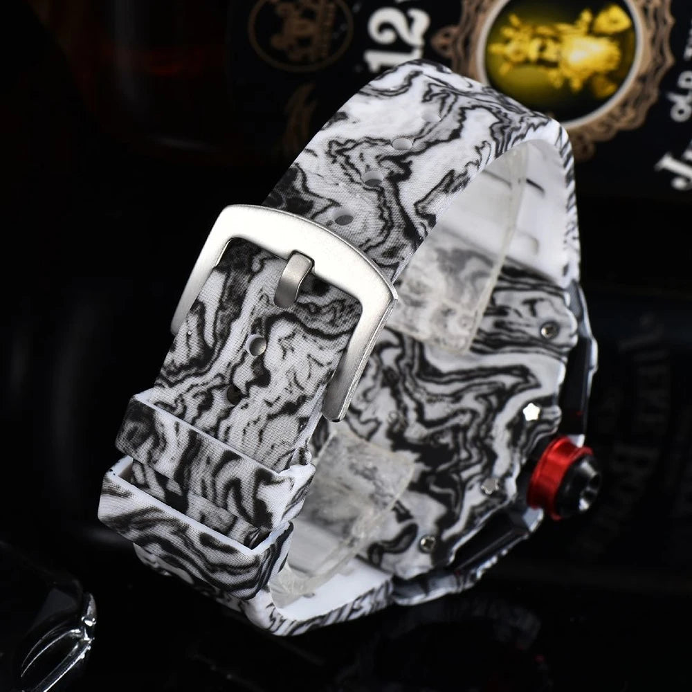 Unique Tonneau AAA Quartz Watch Men 2025 Luxury Brand Men's Watch Top Waterproof Creative Style Watch Wine Barrel Shaped Clcok
