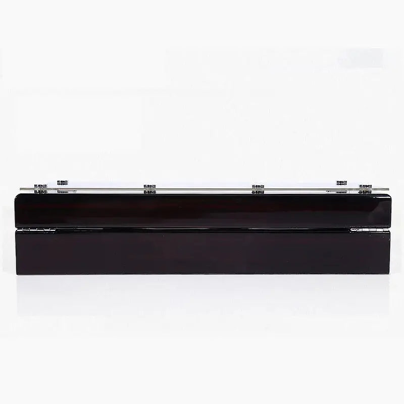 Wooden Watch Box Black Business Watches Storage Box Men's Wrist Watch Collection Boxes Simple Watches Organizer Display Case