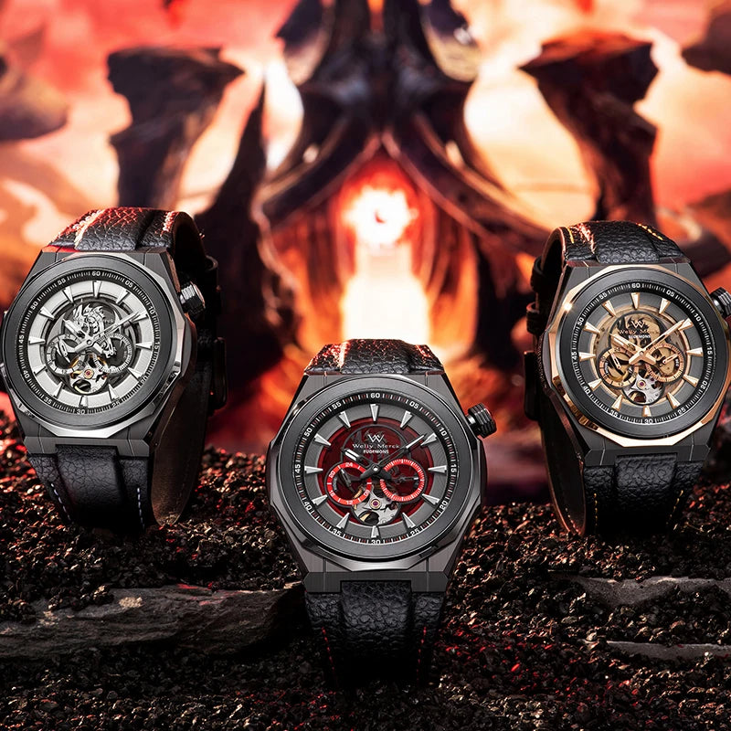 WM Watch Miyota Automatic 82S7 Mechanical Watches Water Resistant Classic Casual Business Man Watch Welly Merck Watch moyu02M