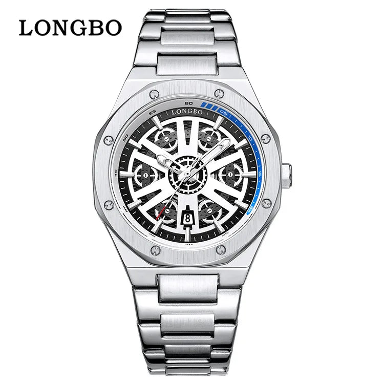 Luxury Men's Quartz Watches  casual waterproof Brand watch Stainless Steel Ceramic Bezel Solid Strap Sports Watches For Men Gift
