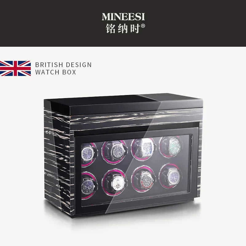 Movement Silent Watch Winder Motor Box Automatic Rotating Watch Winding Device Wrist Watches Showcase Storage Boxes Accessory