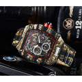 Unique Tonneau AAA Quartz Watch Men 2025 Luxury Brand Men's Watch Top Waterproof Creative Style Watch Wine Barrel Shaped Clcok