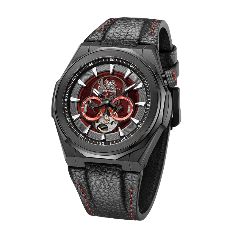 WM Watch Miyota Automatic 82S7 Mechanical Watches Water Resistant Classic Casual Business Man Watch Welly Merck Watch moyu02M