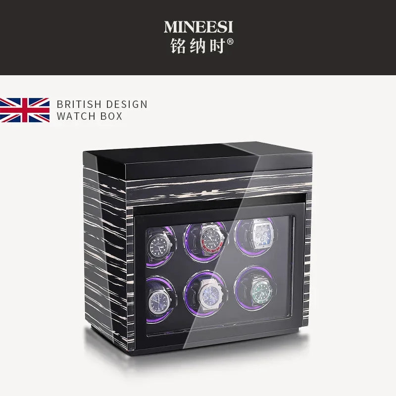Movement Silent Watch Winder Motor Box Automatic Rotating Watch Winding Device Wrist Watches Showcase Storage Boxes Accessory