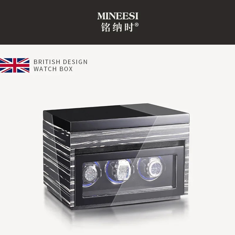 Movement Silent Watch Winder Motor Box Automatic Rotating Watch Winding Device Wrist Watches Showcase Storage Boxes Accessory
