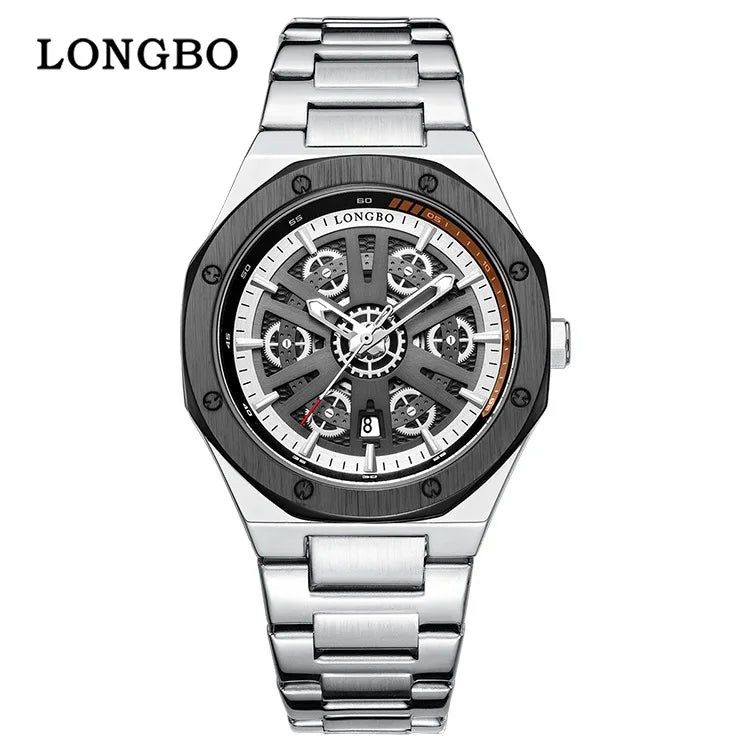 Luxury Men's Quartz Watches  casual waterproof Brand watch Stainless Steel Ceramic Bezel Solid Strap Sports Watches For Men Gift